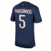 Tanie Strój piłkarski Paris Saint-Germain Marquinhos #5 Koszulka Podstawowej 2023-24 Krótkie Rękawy